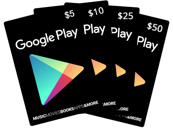 Google Play Carte de Recharge Dollar $